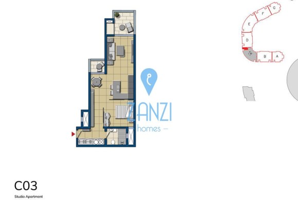 Apartment for sale in Smart City